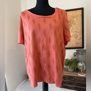 Dip short sleeve blouse 2X